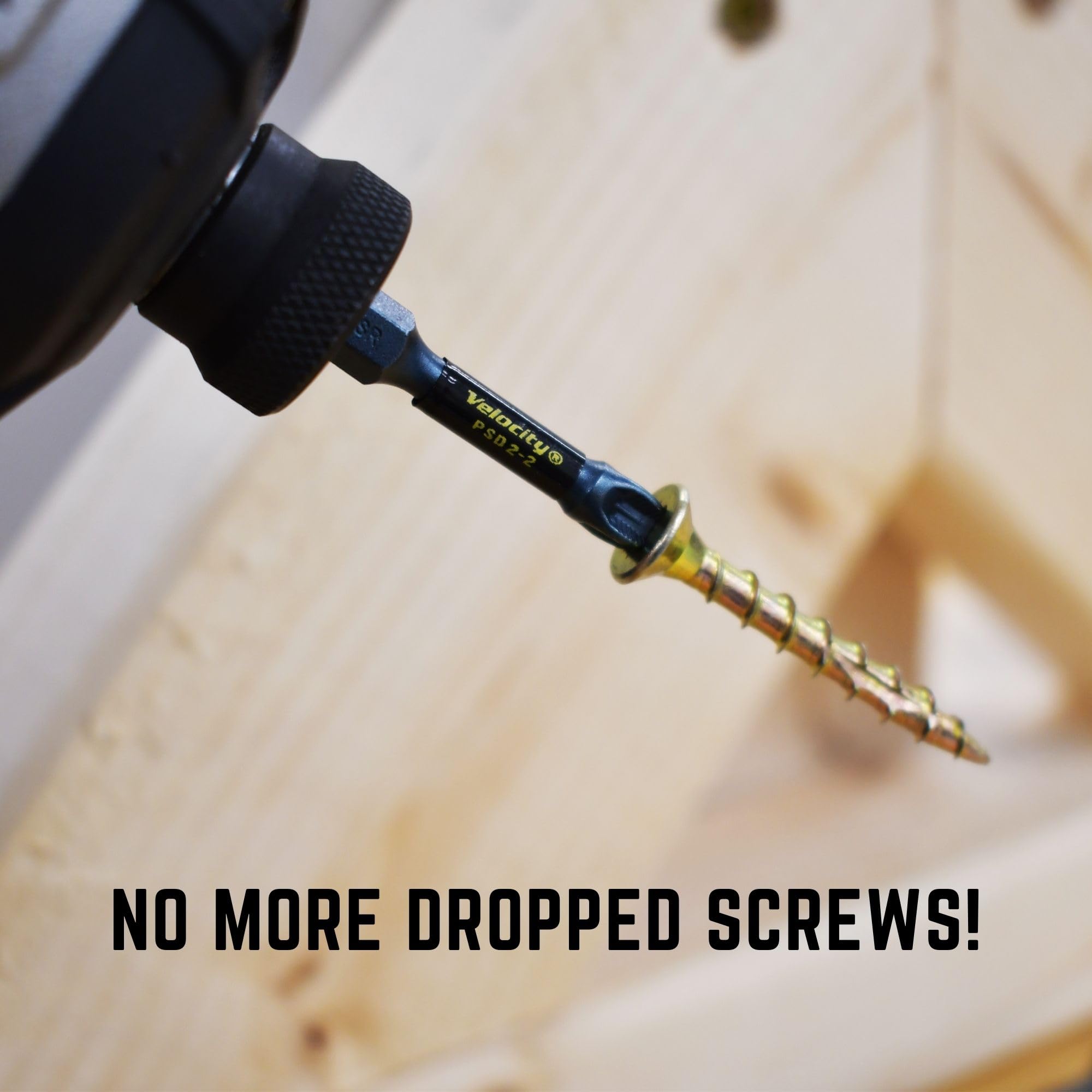 Velocity Interior 1 1/2 Wood Screws Contractor Pack (Size #10, 425 Pcs) – Self Tapping Screws with Phillips bits, Stick Tight Technology, Carbon Steel with Zinc Plating, Durable Storage Organizer - Image 5